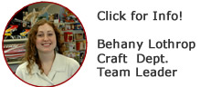 Behany Carle Craft Section Team Leader